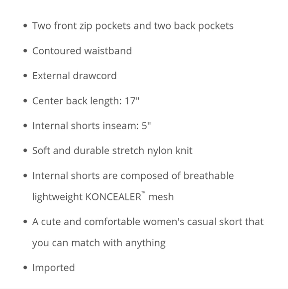 Kuhl Harmony Skort Grey Women's Medium - Picture 13 of 14